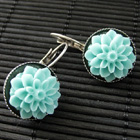 Colorful Flower Earrings in Studs or Dangles