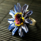 Pretty Flower Rings in Resin, Paper and more